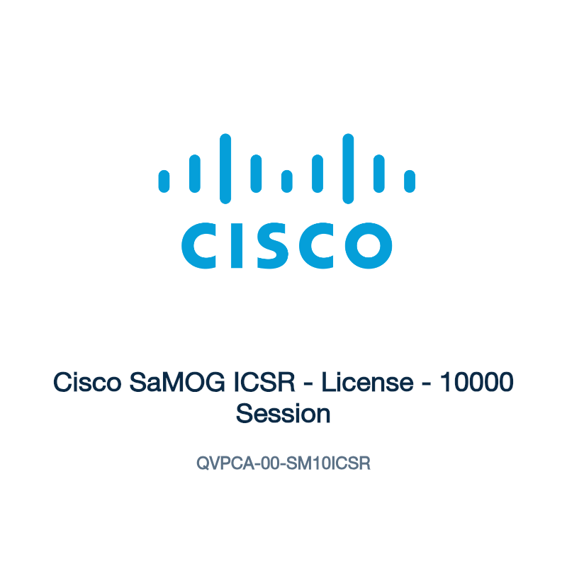 QVPCA-00-SM10ICSR: Cisco SaMOG ICSR
