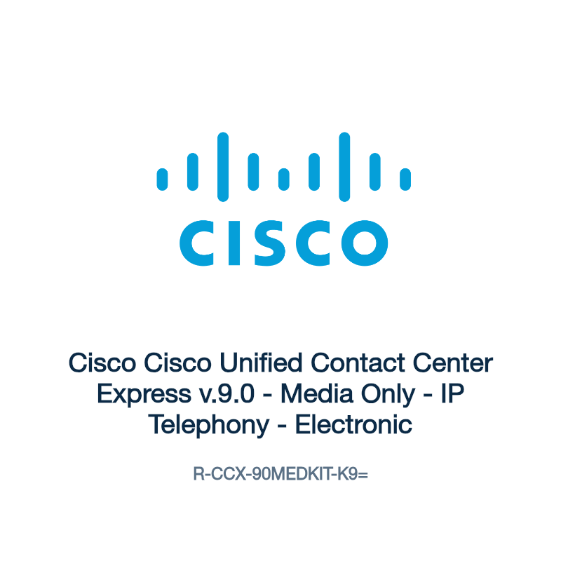 R-CCX-90MEDKIT-K9=: Cisco Cisco Unified Contact Center Express v.9.0