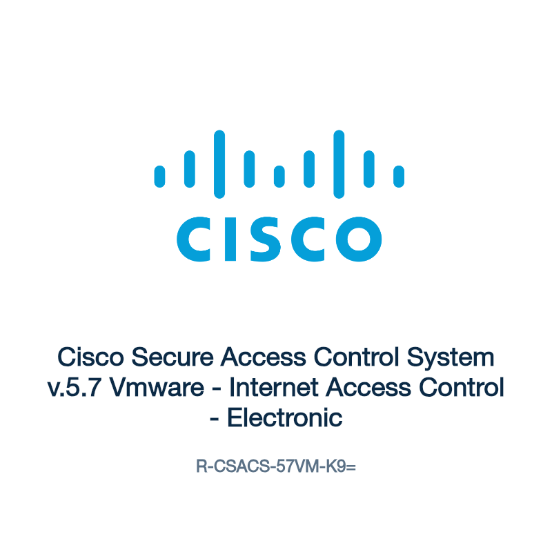R-CSACS-57VM-K9=: Cisco Secure Access Control System v.5.7 Vmware