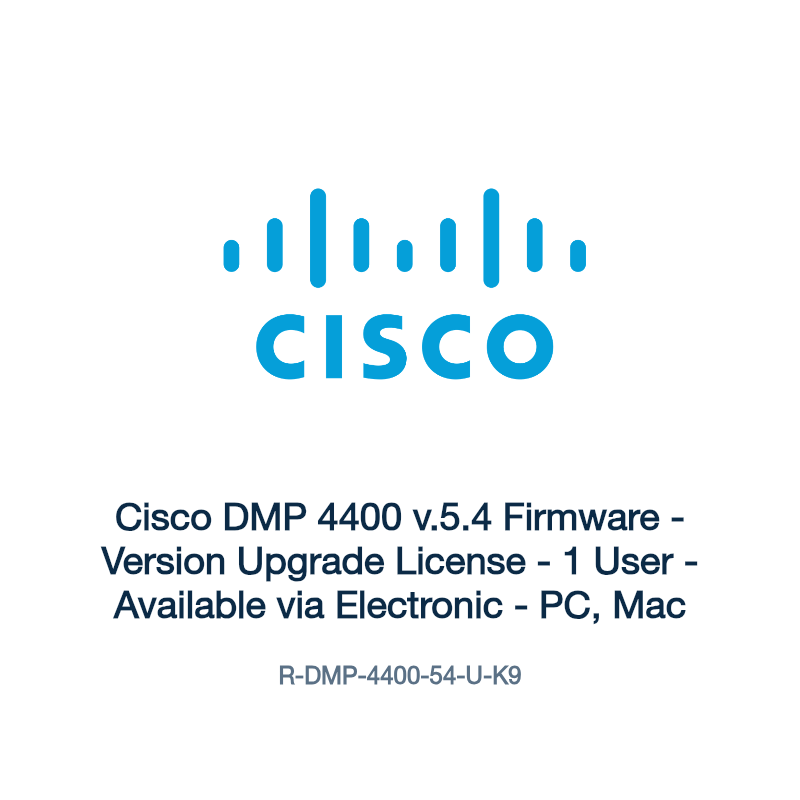 R-DMP-4400-54-U-K9: Cisco DMP 4400 v.5.4 Firmware
