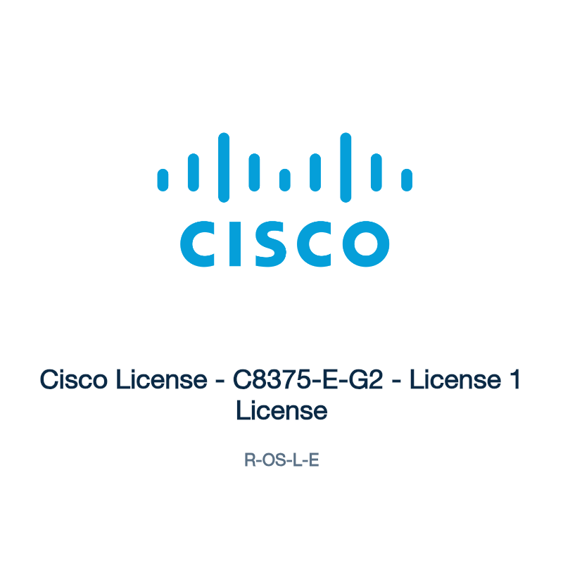 R-OS-L-E: Cisco License - C8375-E-G2 - License 1 License