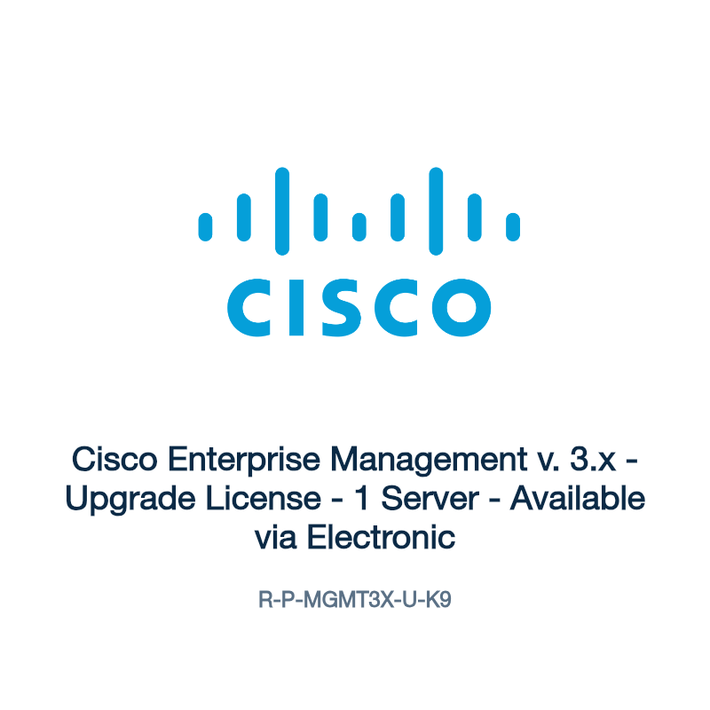 R-P-MGMT3X-U-K9: Cisco Enterprise Management v. 3.x