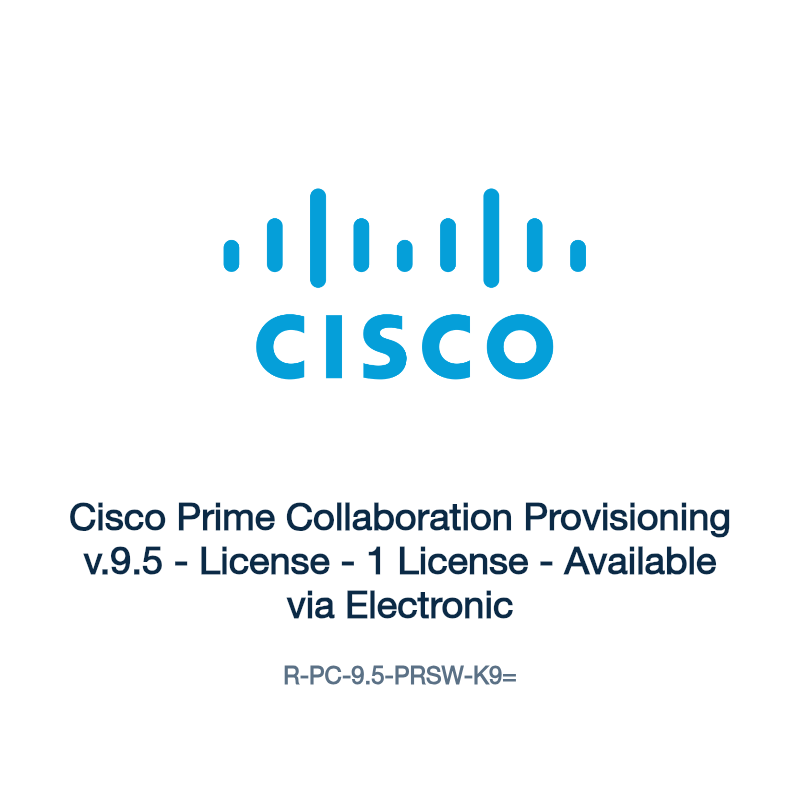R-PC-9.5-PRSW-K9=: Cisco Prime Collaboration Provisioning v.9.5