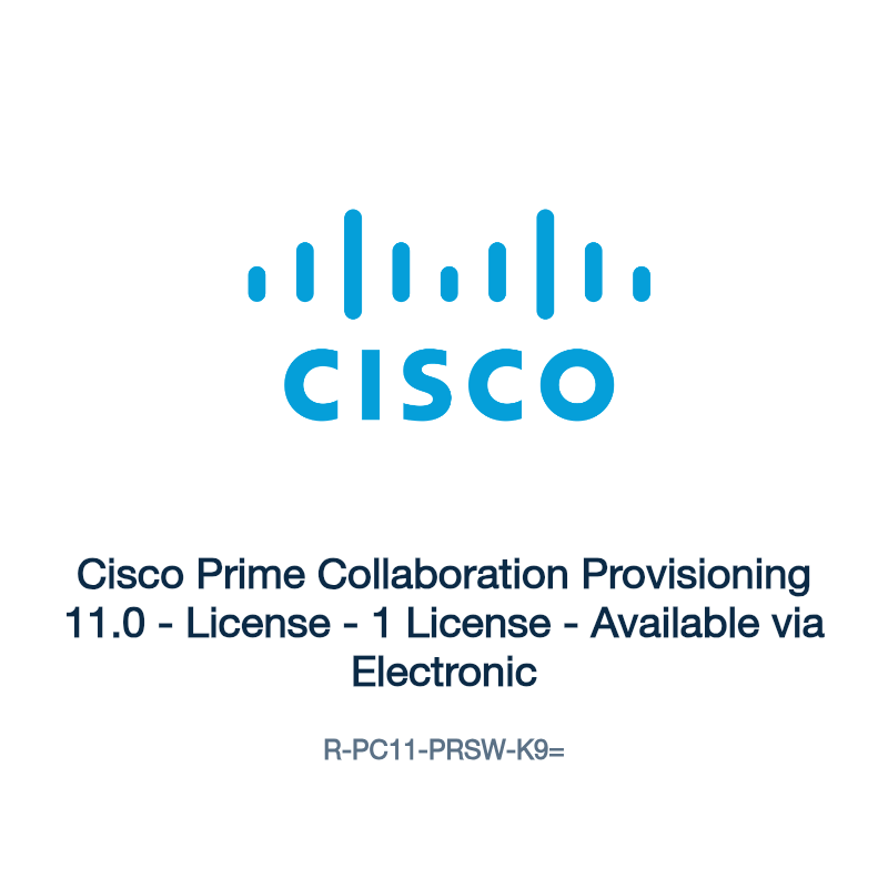 R-PC11-PRSW-K9=: Cisco Prime Collaboration Provisioning 11.0