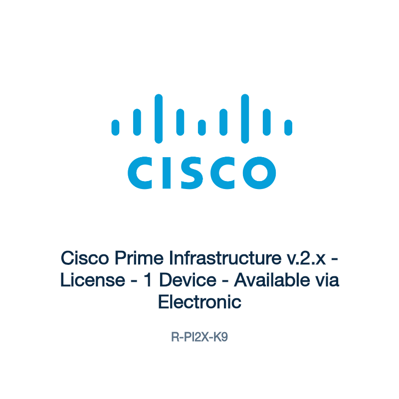 R-PI2X-K9: Cisco Prime Infrastructure v.2.x