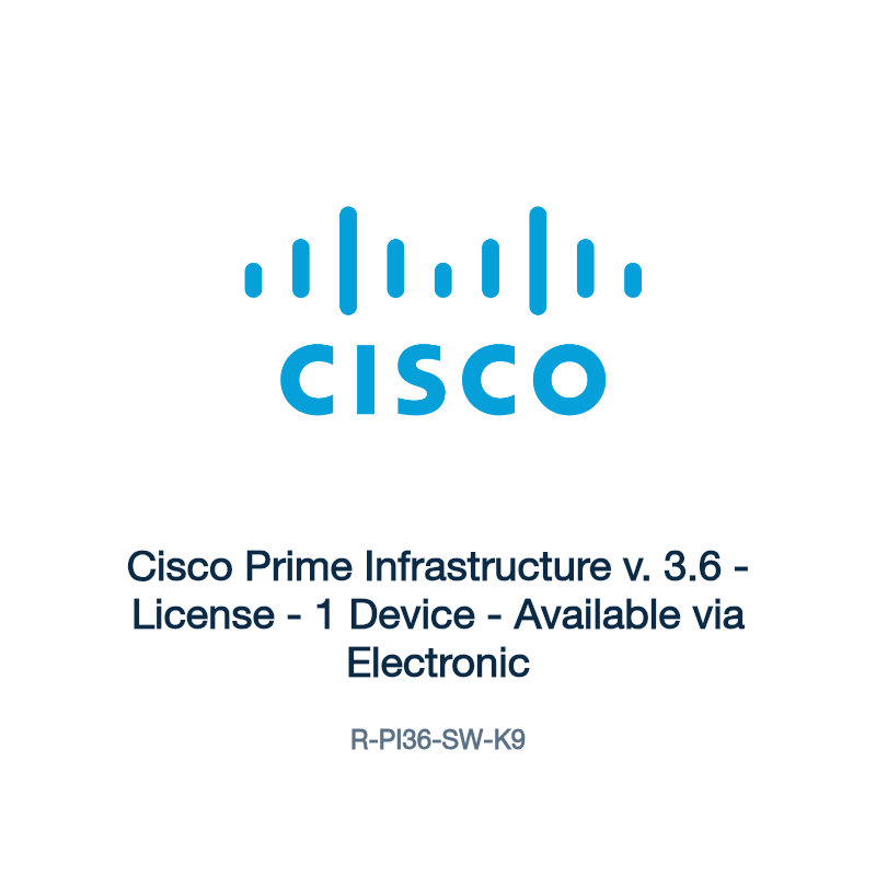 R-PI36-SW-K9: Cisco Prime Infrastructure v. 3.6