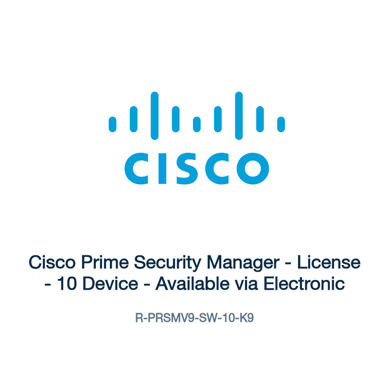 R-PRSMV9-SW-10-K9: Cisco Prime Security Manager