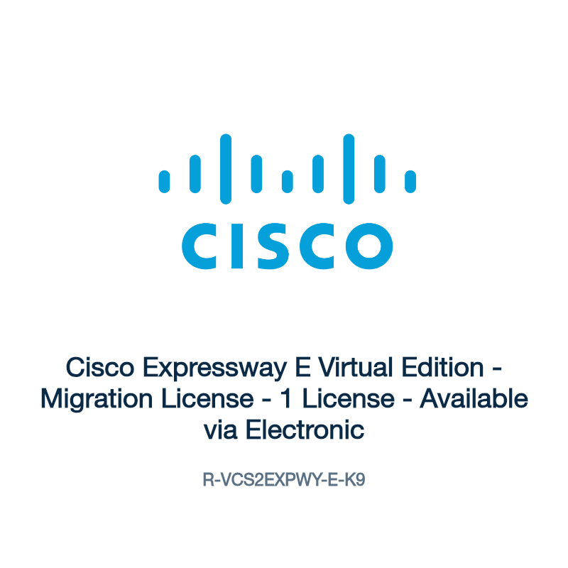 R-VCS2EXPWY-E-K9: Cisco Expressway E Virtual Edition