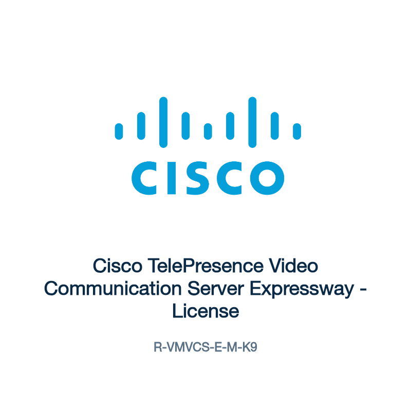 R-VMVCS-E-M-K9: Cisco TelePresence Video Communication Server Expressway