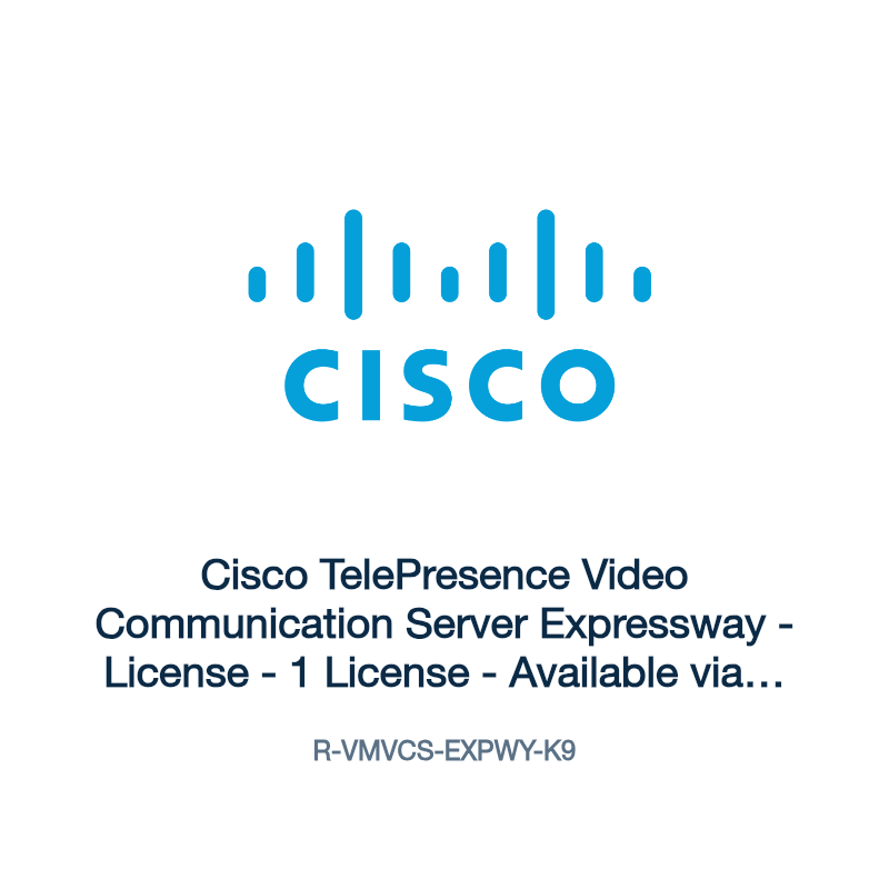 R-VMVCS-EXPWY-K9: Cisco TelePresence Video Communication Server Expressway