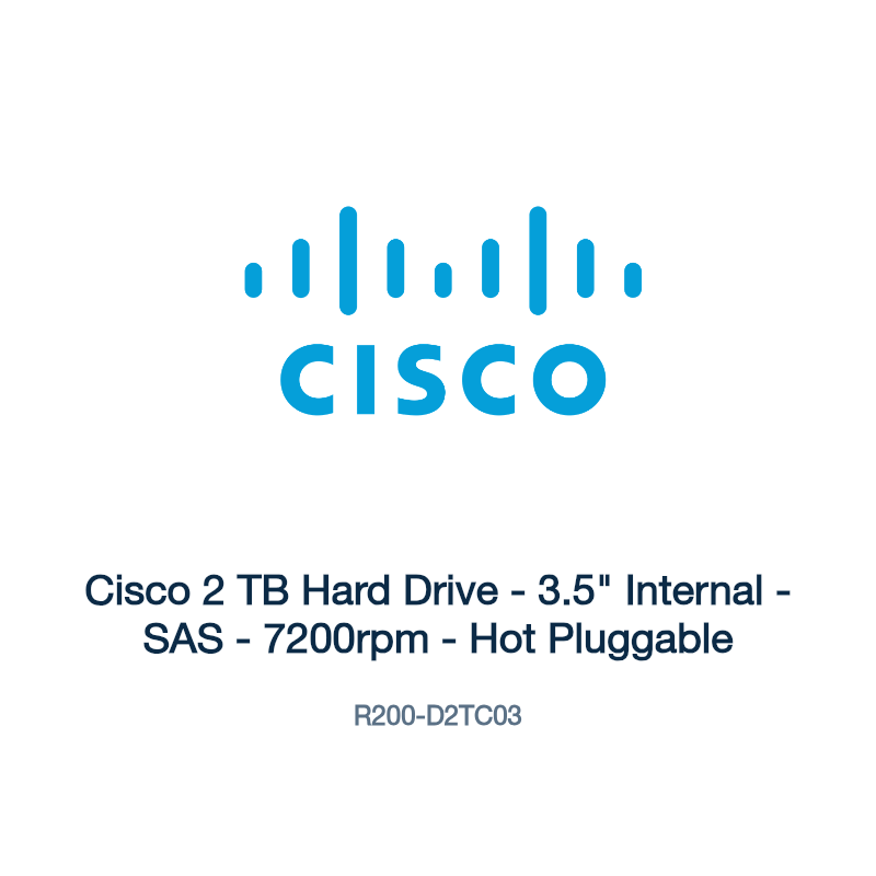 R200-D2TC03: Cisco 2 TB Hard Drive