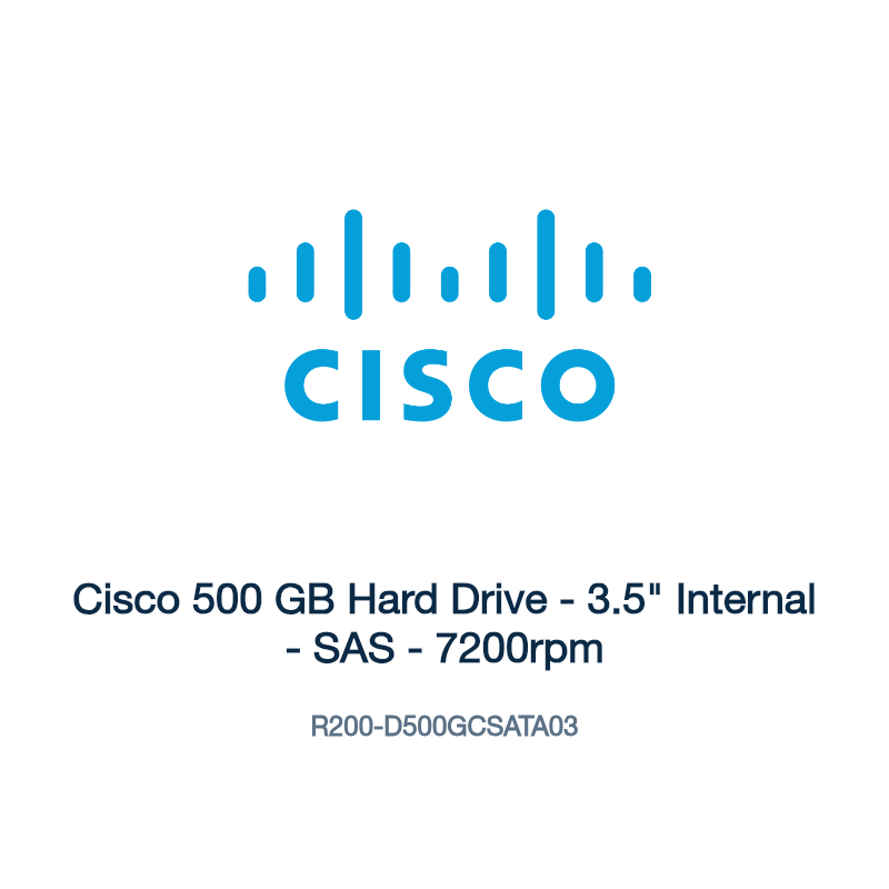 R200-D500GCSATA03: Cisco 500 GB Hard Drive