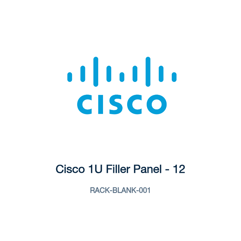 RACK-BLANK-001: Cisco 1U Filler Panel