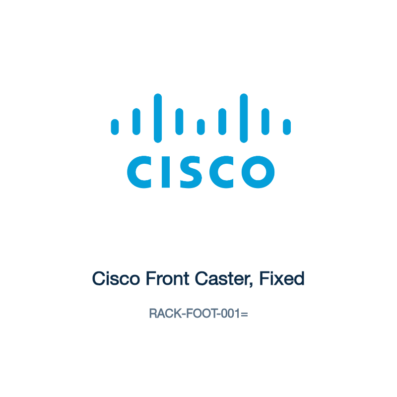 RACK-FOOT-001=: Cisco Front Caster, Fixed