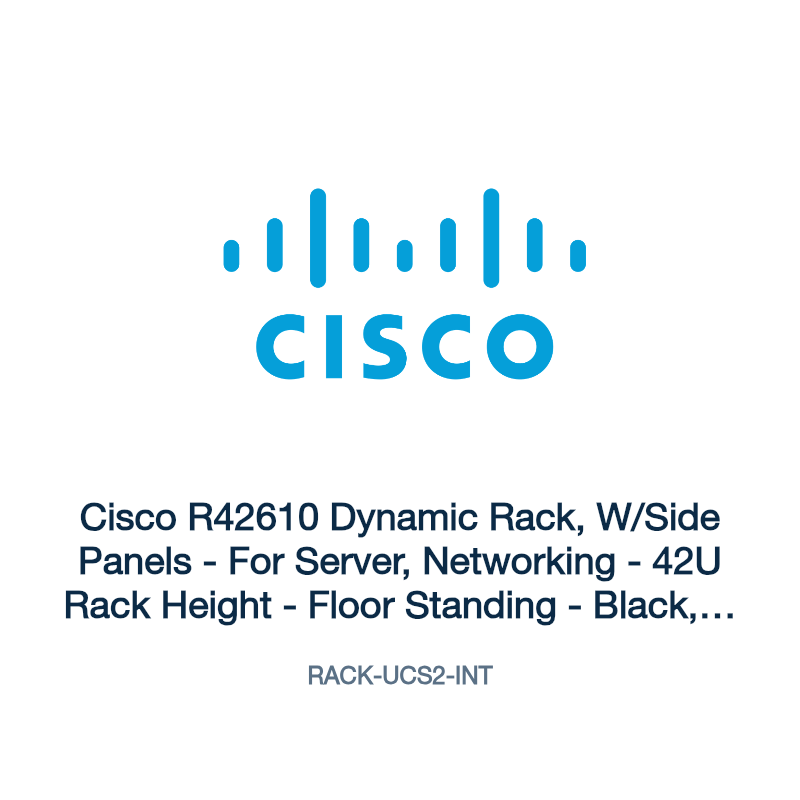 RACK-UCS2-INT: Cisco R42610 Dynamic Rack, W/Side Panels