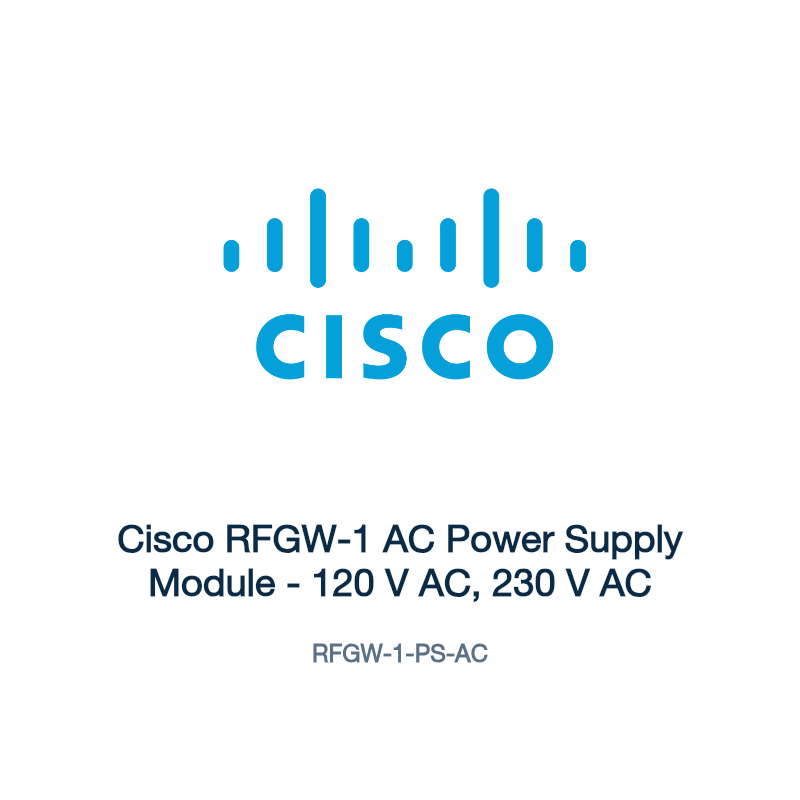 RFGW-1-PS-AC: Cisco RFGW-1 AC Power Supply Module