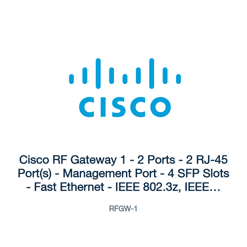 RFGW-1: Cisco RF Gateway 1