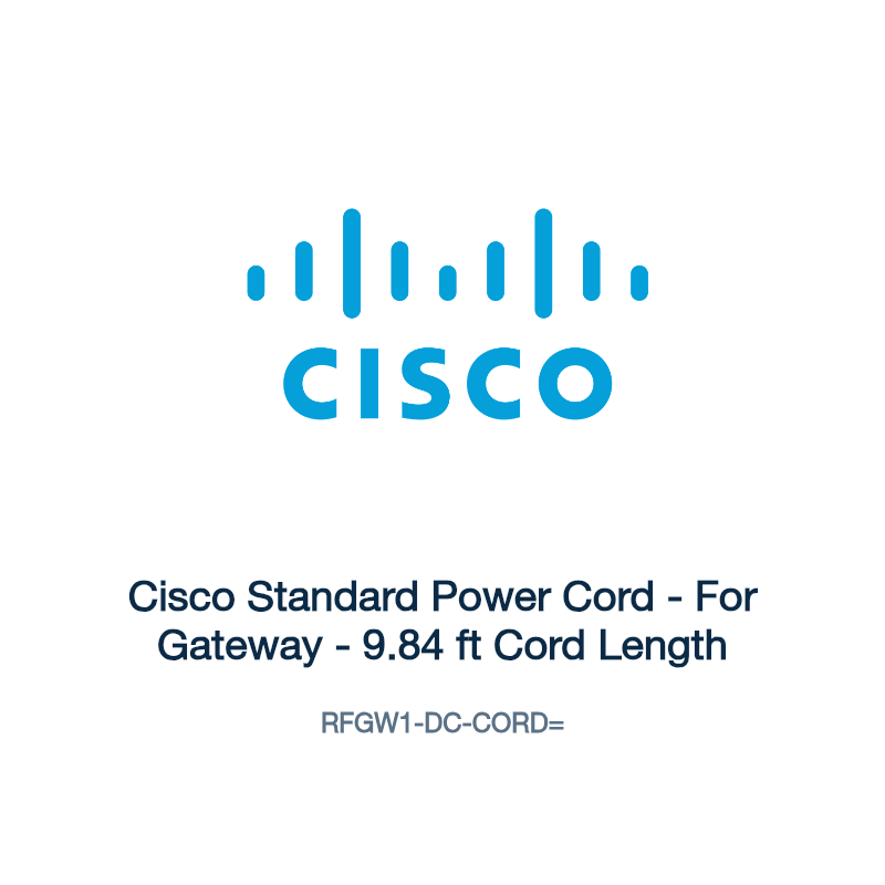 RFGW1-DC-CORD=: Cisco Standard Power Cord