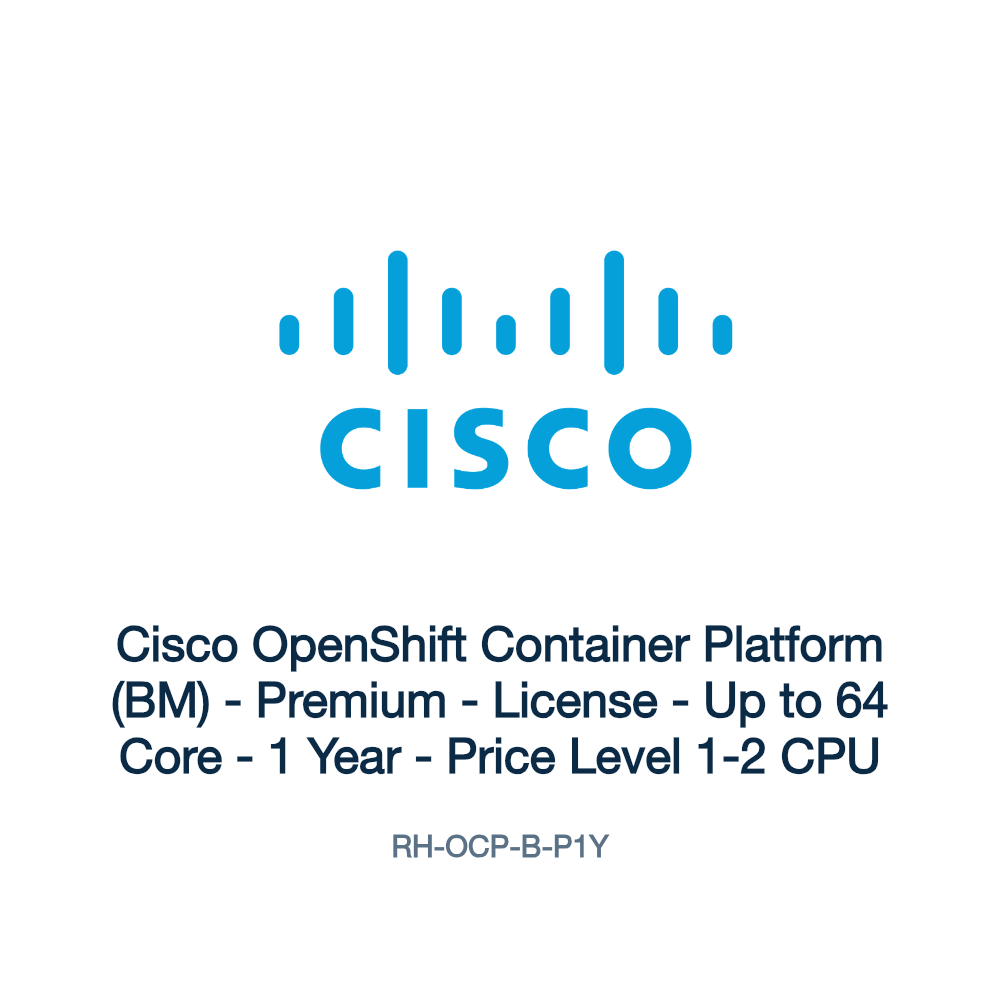 RH-OCP-B-P1Y: Cisco OpenShift Container Platform (BM)
