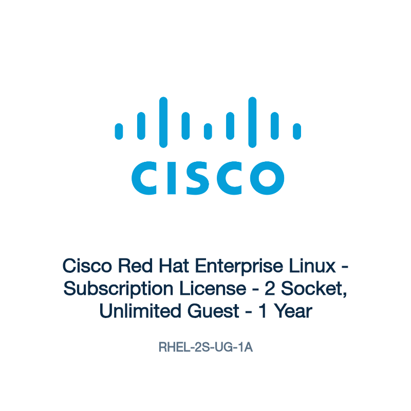 RHEL-2S-UG-1A: Cisco Red Hat Enterprise Linux