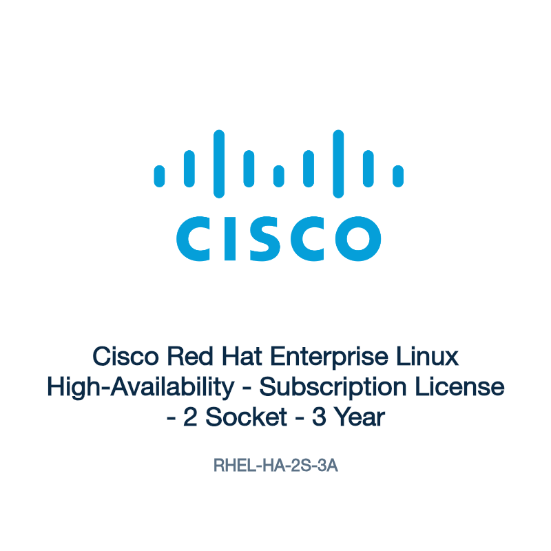 RHEL-HA-2S-3A: Cisco Red Hat Enterprise Linux High-Availability
