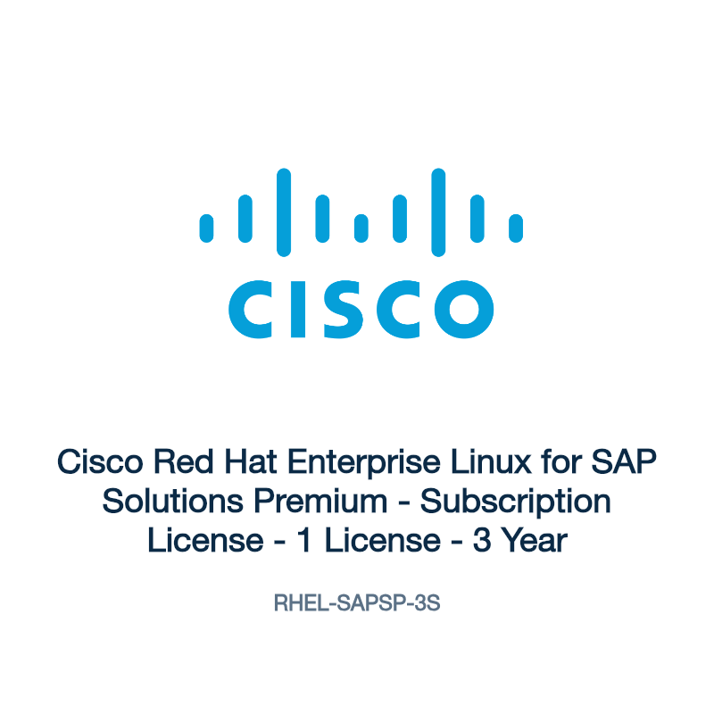 RHEL-SAPSP-3S: Cisco Red Hat Enterprise Linux for SAP Solutions Premium