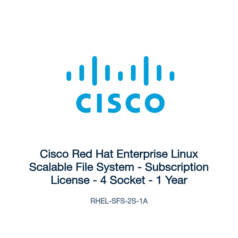 RHEL-SFS-2S-1A: Cisco Red Hat Enterprise Linux Scalable File System