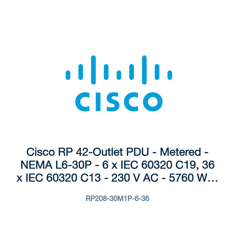 RP208-30M1P-6-36: Cisco RP 42-Outlet PDU