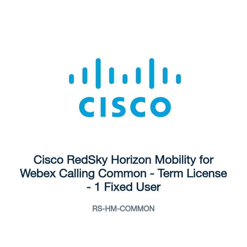 RS-HM-COMMON: Cisco RedSky Horizon Mobility for Webex Calling Common