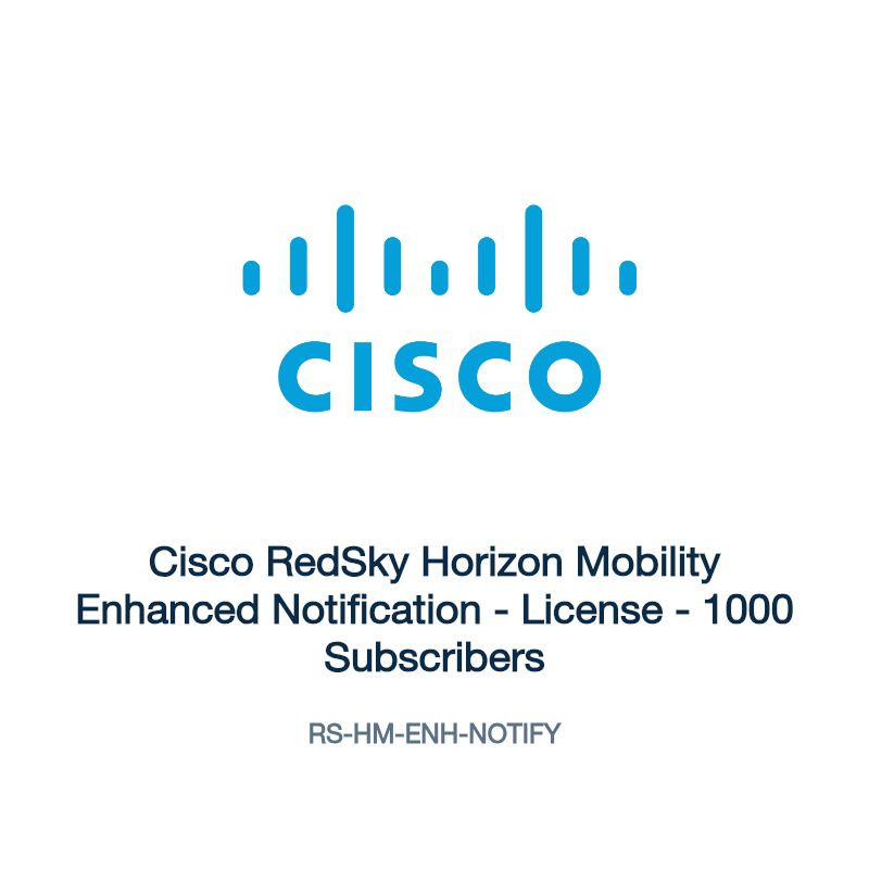 RS-HM-ENH-NOTIFY: Cisco RedSky Horizon Mobility Enhanced Notification
