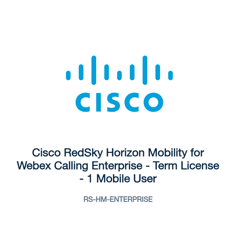 RS-HM-ENTERPRISE: Cisco RedSky Horizon Mobility for Webex Calling Enterprise