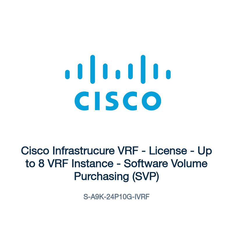 S-A9K-24P10G-IVRF: Cisco Infrastrucure VRF