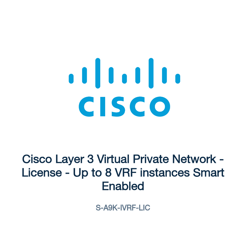 S-A9K-IVRF-LIC: Cisco Layer 3 Virtual Private Network