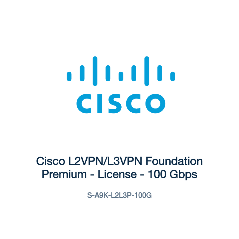 S-A9K-L2L3P-100G: Cisco L2VPN/L3VPN Foundation Premium