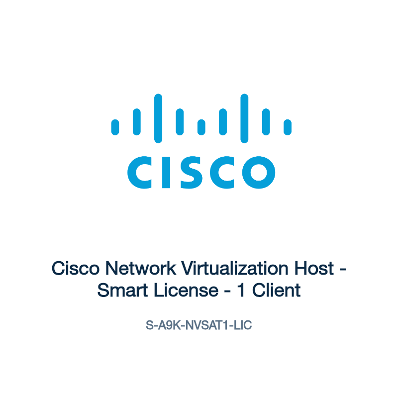 S-A9K-NVSAT1-LIC: Cisco Network Virtualization Host