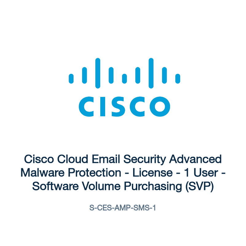 S-CES-AMP-SMS-1: Cisco Cloud Email Security Advanced Malware Protection