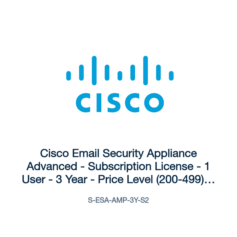 S-ESA-AMP-3Y-S2: Cisco Email Security Appliance Advanced