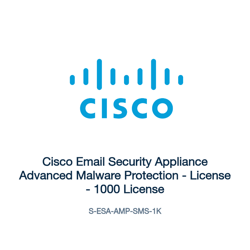 S-ESA-AMP-SMS-1K: Cisco Email Security Appliance Advanced Malware Protection