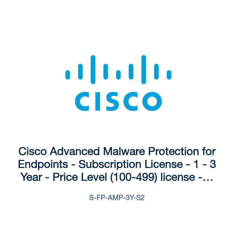 S-FP-AMP-3Y-S2: Cisco Advanced Malware Protection for Endpoints