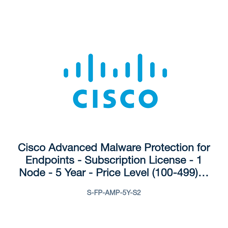 S-FP-AMP-5Y-S2: Cisco Advanced Malware Protection for Endpoints