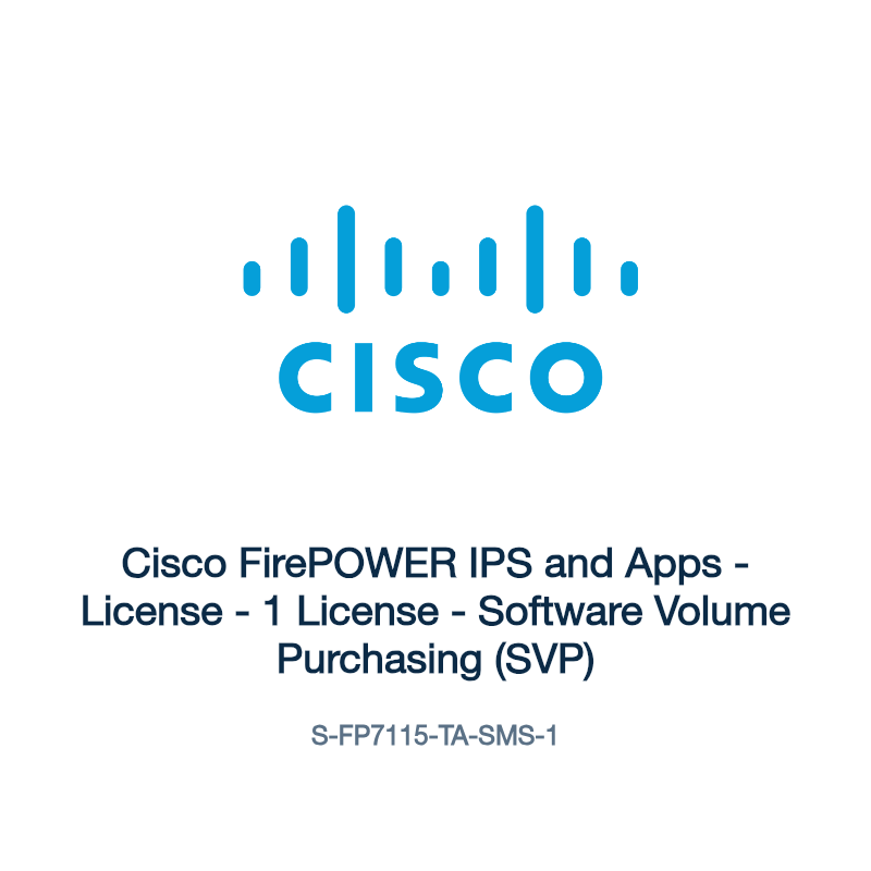 S-FP7115-TA-SMS-1: Cisco FirePOWER IPS and Apps