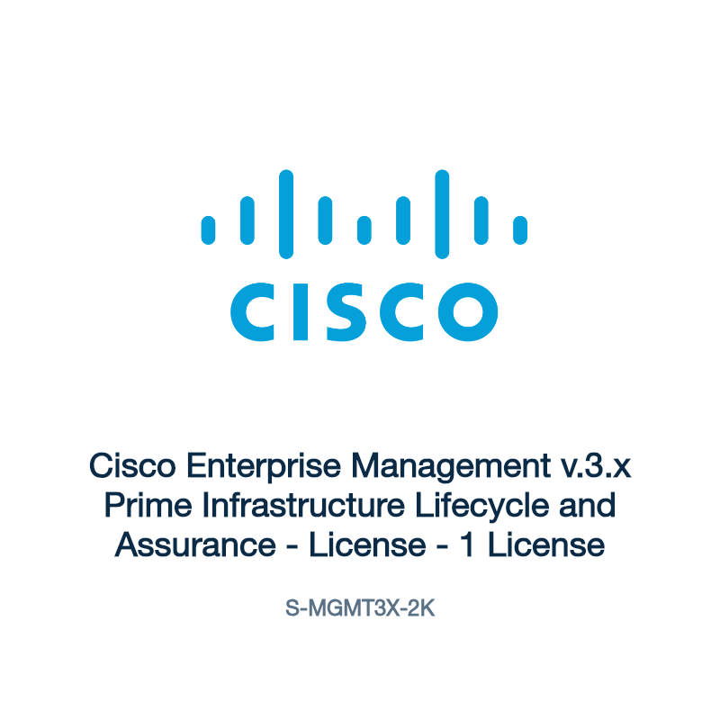 S-MGMT3X-2K: Cisco Enterprise Management v.3.x Prime Infrastructure Lifecycle and