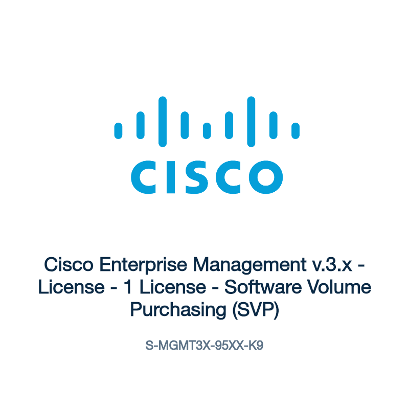 S-MGMT3X-95XX-K9: Cisco Enterprise Management v.3.x