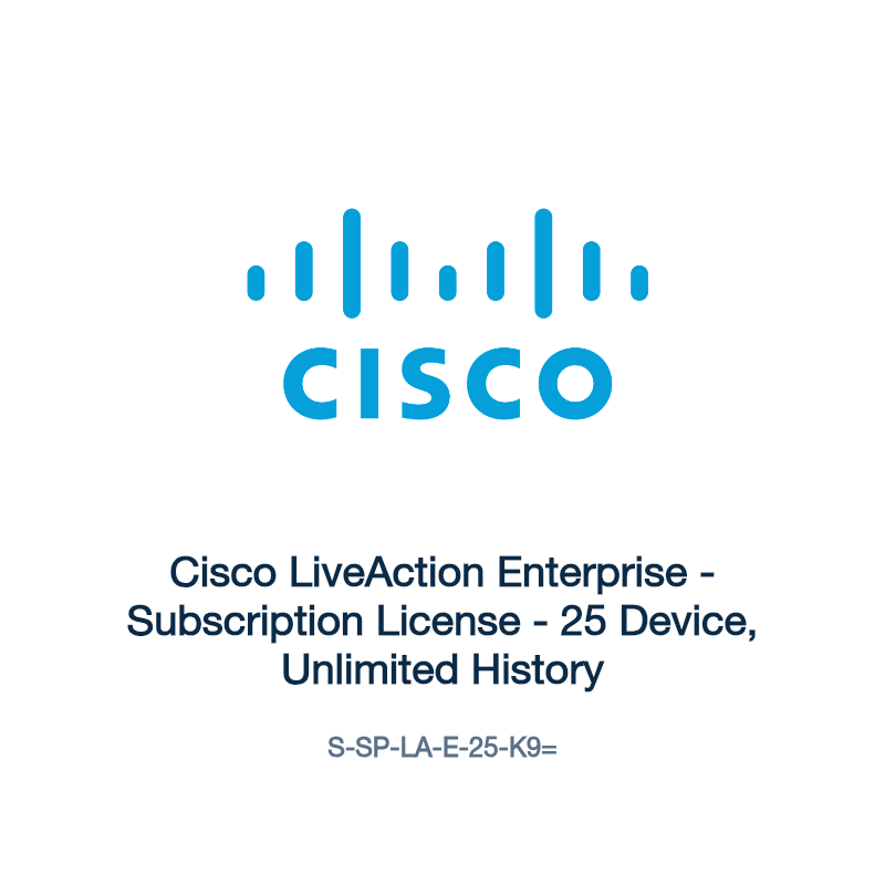 S-SP-LA-E-25-K9=: Cisco LiveAction Enterprise