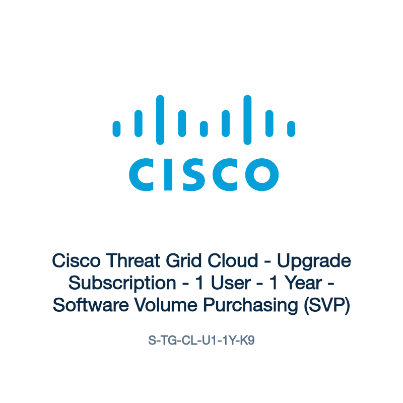 S-TG-CL-U1-1Y-K9: Cisco Threat Grid Cloud