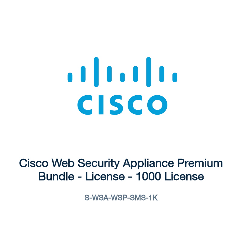 S-WSA-WSP-SMS-1K: Cisco Web Security Appliance Premium Bundle