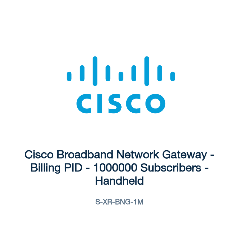 S-XR-BNG-1M: Cisco Broadband Network Gateway