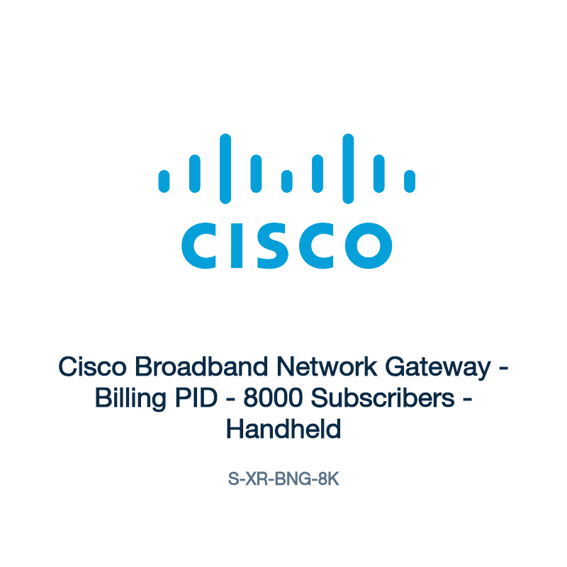 S-XR-BNG-8K: Cisco Broadband Network Gateway