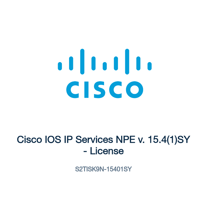 S2TISK9N-15401SY: Cisco IOS IP Services NPE v. 15.4(1)SY