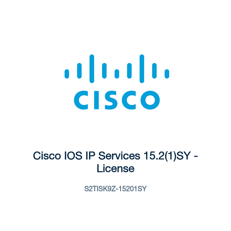 S2TISK9Z-15201SY: Cisco IOS IP Services 15.2(1)SY